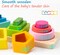 Toys for 1 2 3 Year Old Boys Girls-Wooden Sorting & Stacking Toys for Baby Toddlers,Educational Shape Color Sorter Preschool Kids Gifts…